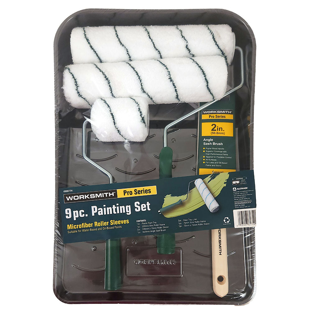 Worksmith 9pc Painting Set | Alltrade
