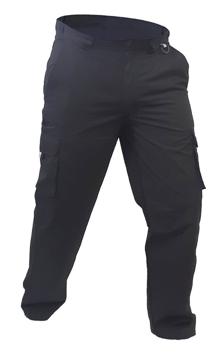 Esko 100% Cotton Cargo Trousers - Black