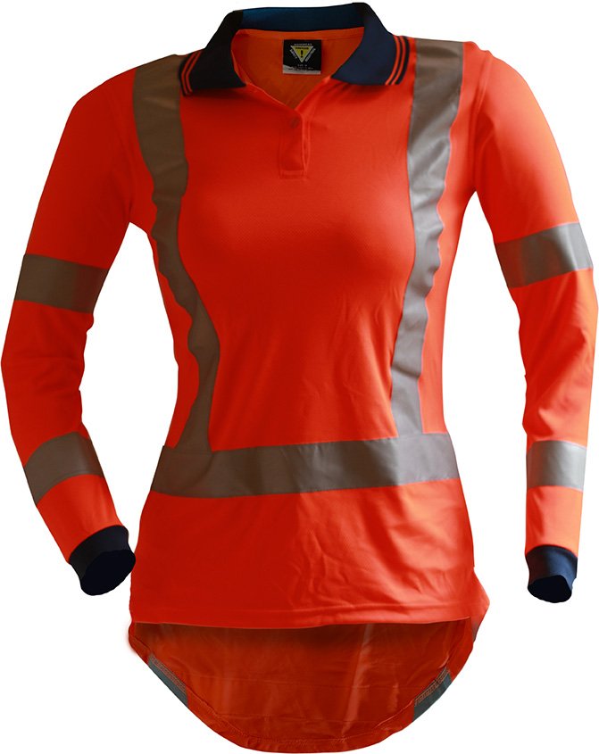 Esko L/S TTMC-W Women's Micro Fibre Polo-Size 4