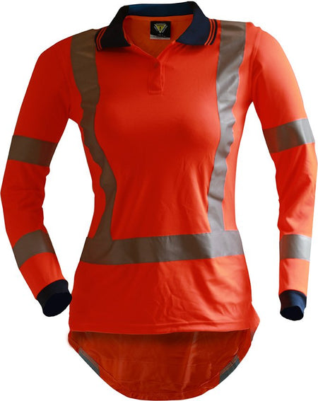Esko L/S TTMC-W Women's Micro Fibre Polo-Size 4