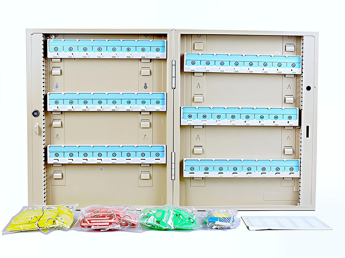 ISOLOCK Key Station 30 key steel security cabinet with multicolour key tags