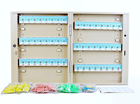 ISOLOCK Key Station 30 key steel security cabinet with multicolour key tags