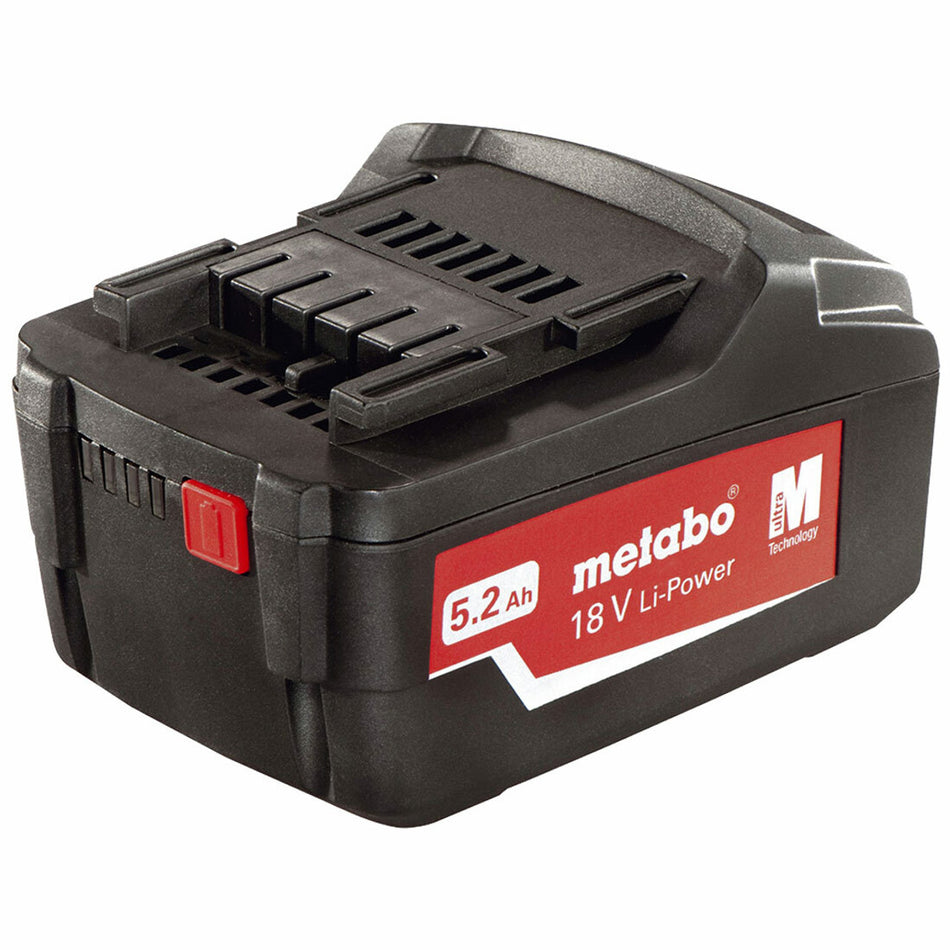 Metabo 18 V Li-ionBattery Pack 5.2 Ah