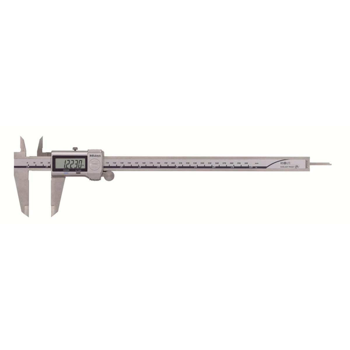 Mitutoyo Digital Caliper 12"/300mm x .0005" / 0.01mm IP67 Coolant Proof with Data Output | Hobeca