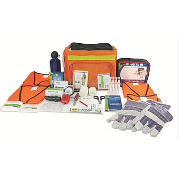 Grab and Run Civil Defence Bag with Regular Contents