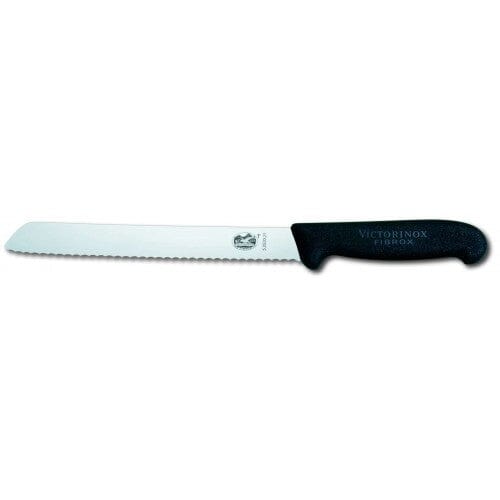 Victorinox Bread Knife 5.2533.21cm Wavy Blade Black Handle | Hobeca