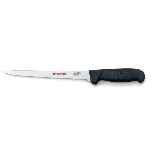Victorinox Filleting Knife 5.3763.20cm Black Handle | Hobeca