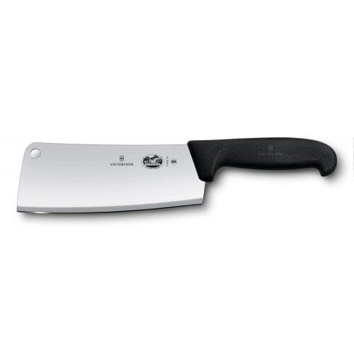 Victorinox Kitchen Cleaver, 18cm Black Handle | Hobeca