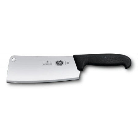 Victorinox Kitchen Cleaver, 18cm Black Handle | Hobeca