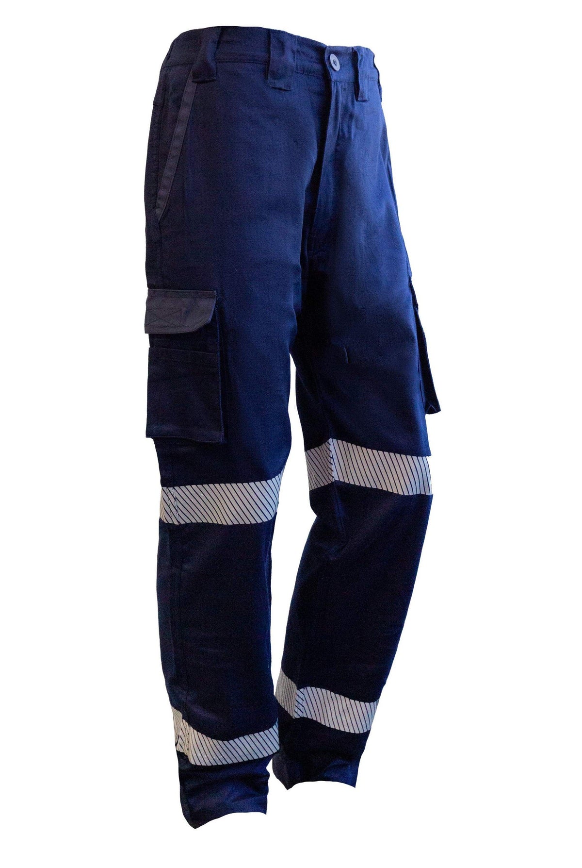Esko Cargo Trousers, Ripstop, Reflective, Navy -Size 102