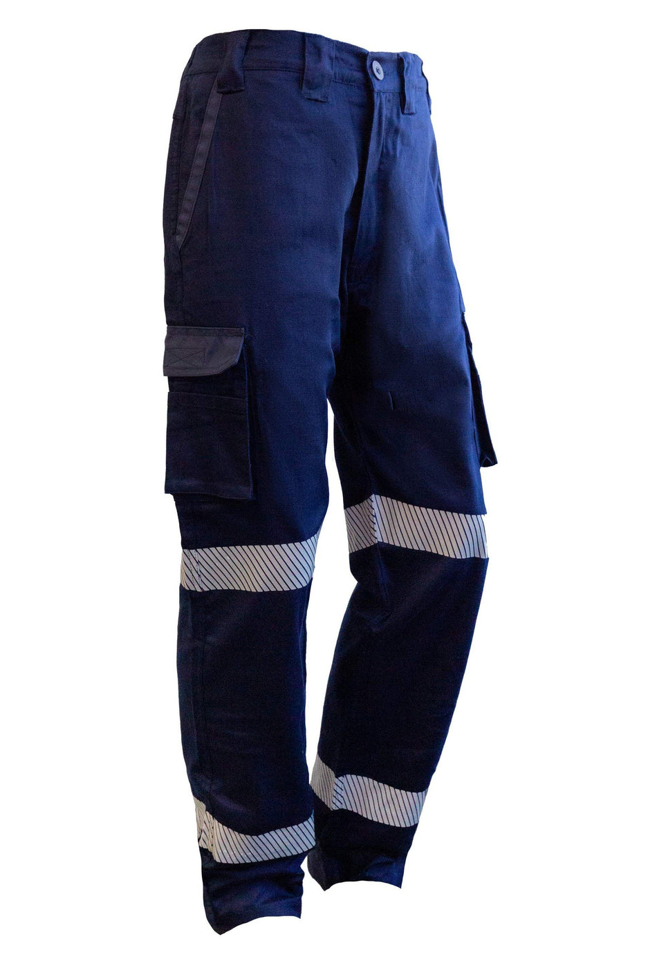 Esko Cargo Trousers, Ripstop, Reflective, Navy -Size 102