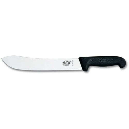 Victorinox Butcher Knife,25cm Black Handle | Hobeca