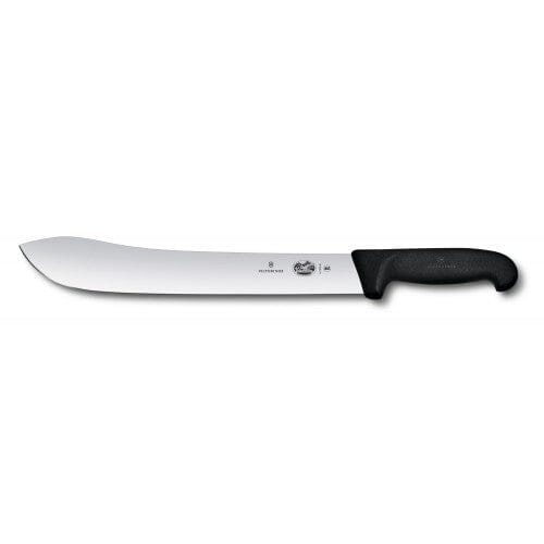 Victorinox Butcher Knife, 31cm Black Handle | Hobeca