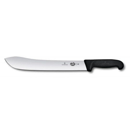 Victorinox Butcher Knife, 31cm Black Handle | Hobeca