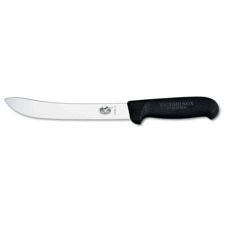 Victorinox Butcher Knife, 18cm Black Handle | Hobeca