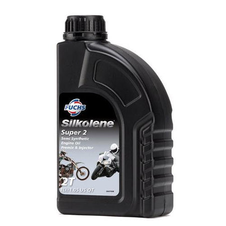 Silkolene Super 2 (1l) Semi Synthetic Engine Oil Premix And Injector | Formula