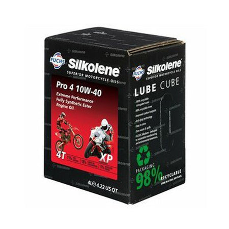 Silkolene Pro 4 10w-40 - Xp (4l) Extreme Performance Synthetic Ester Based Engine Oil | Formula