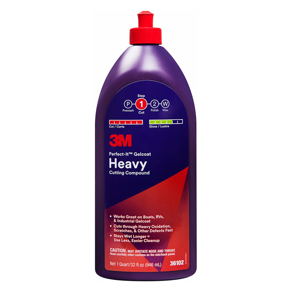 3m 36101 Perfect It Gelcoat Heavy Cutting Compound 473 ml | Formula
