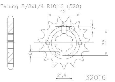 Sprocket Front Moto Master Kawasaki Kx450f 06-23 Klx450r 08-23 Kx450x 21-23 13t | Formula