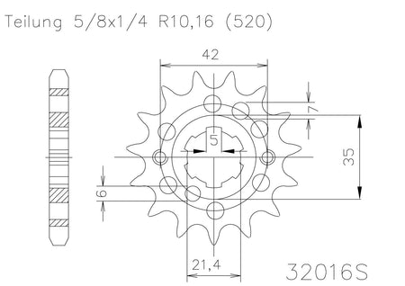 Sprocket Front Moto Master Made In Holland Kawasaki Klx450r 07-23 Kx450f 06-23 Kx450x 21-23 15t | Formula