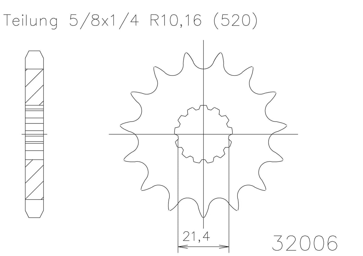 Sprocket Front Moto Master 14t Kawasaki Yamaha | Formula