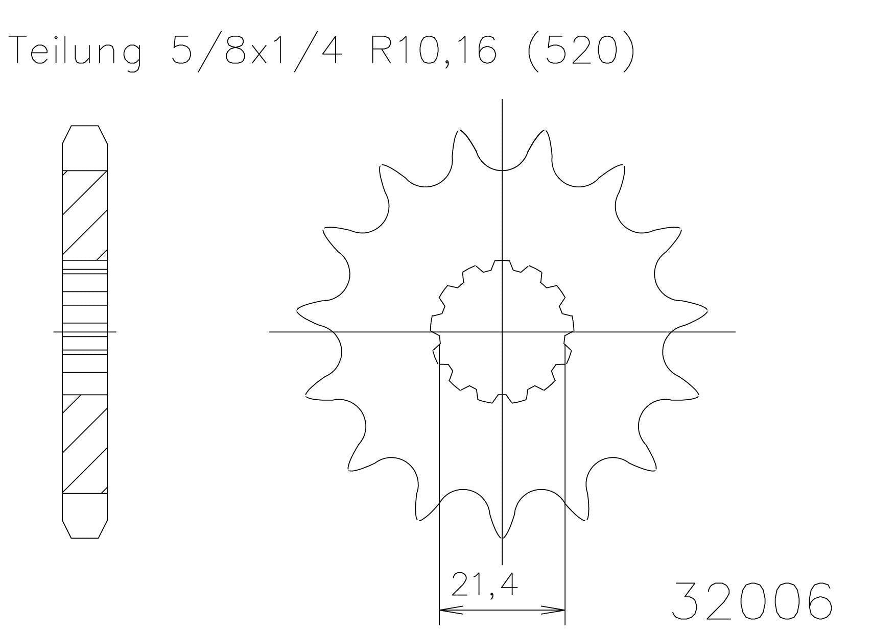 Sprocket Front Moto Master 14t Kawasaki Yamaha | Formula