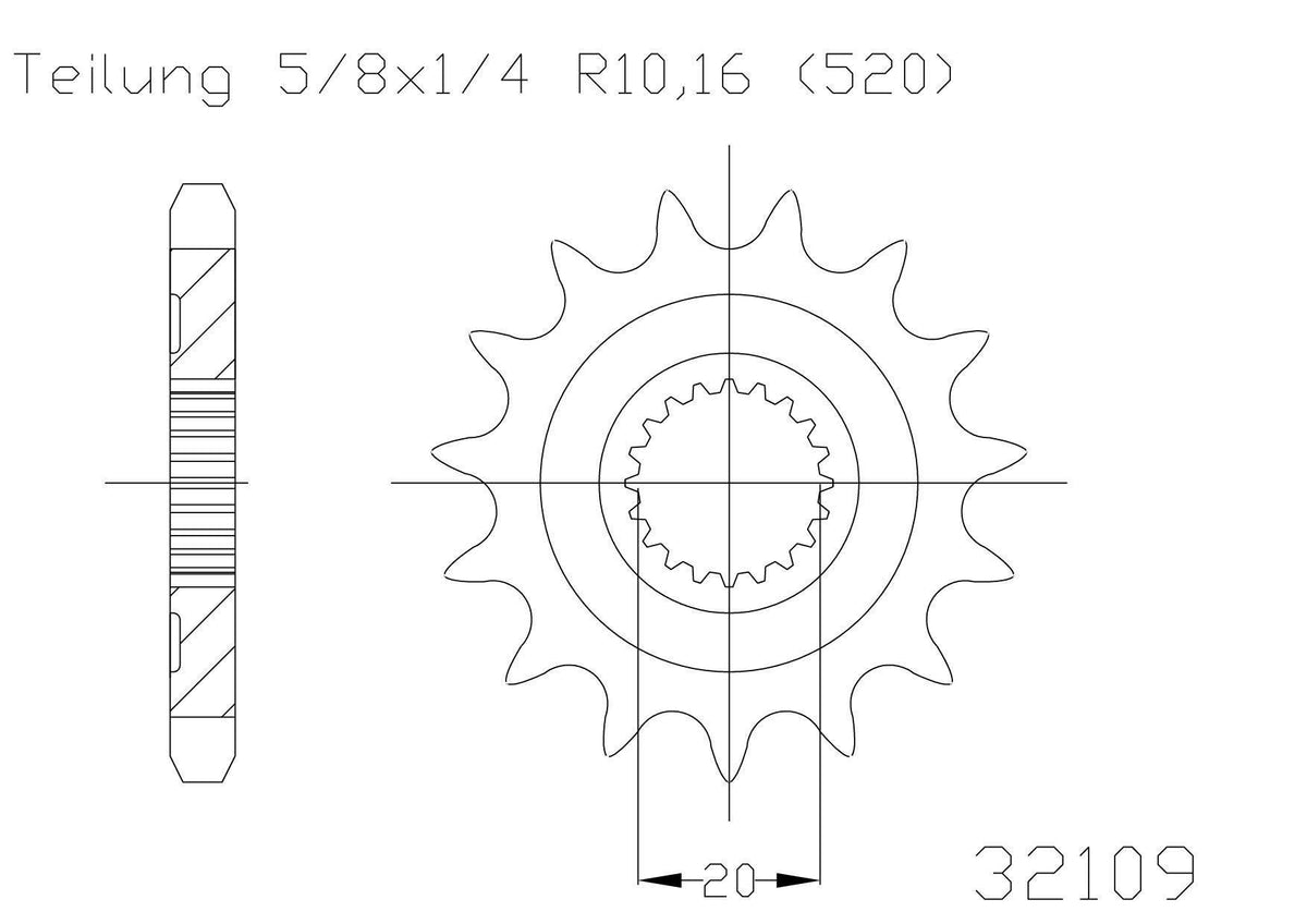 Sprocket Front Moto Master Yz125 Yz125x Yz250f Yz250fx Wr250f Wr250r Ec250f Ec300f Ec450f 14t | Formula