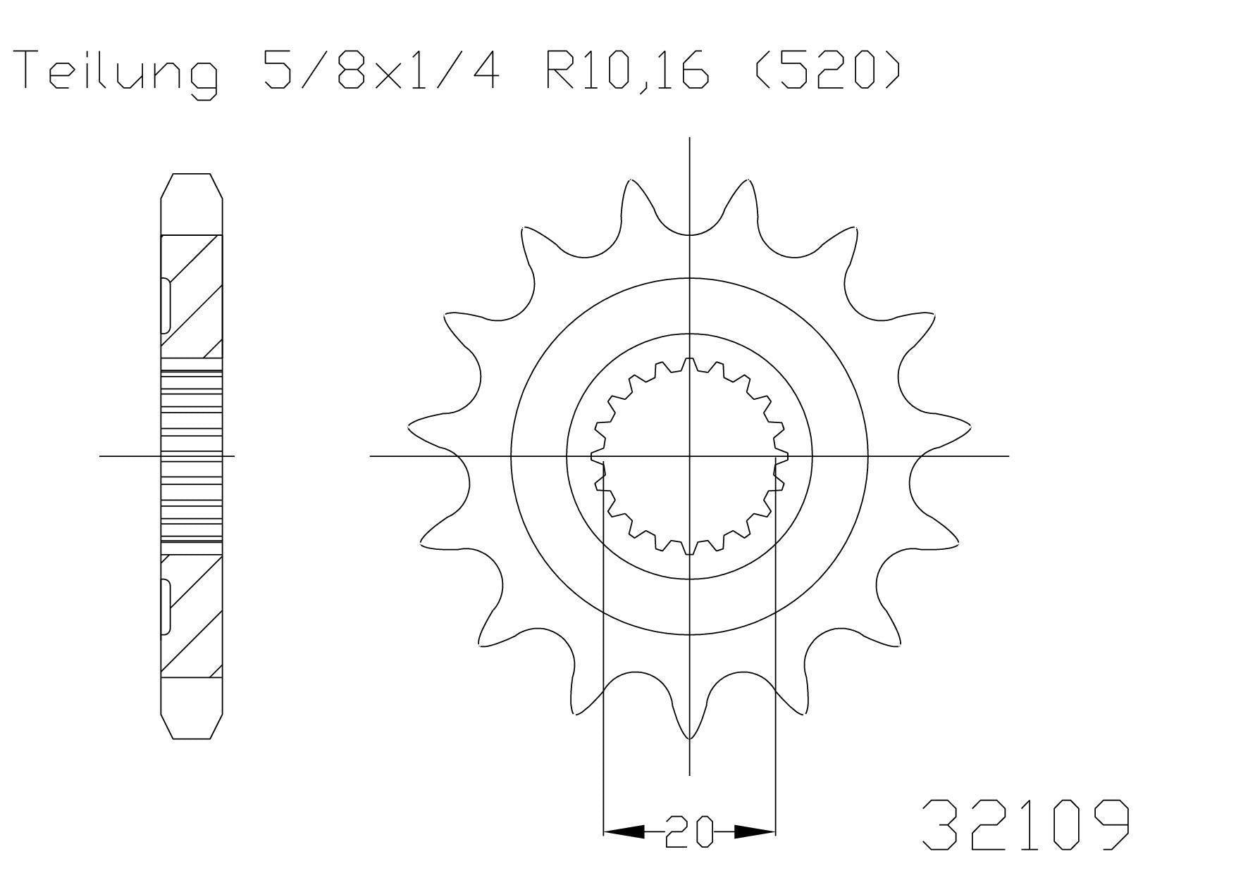 Sprocket Front Moto Master Yz125 Yz125x Yz250f Yz250fx Wr250f Wr250r Ec250f Ec300f Ec450f 14t | Formula