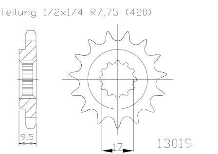 Sprocket Front Moto-Master Gas Gas Mc65 21-23 Husqvarna Cr65 12-14 Tc65 17-23 Ktm 65sx 98-23 12t | Formula