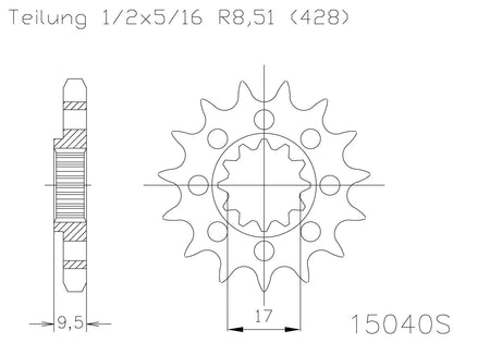 Sprocket Front Moto Master Made In Holland Husqvarna Tc85 14-17 Ktm 85sx 03-17 105sx 04-11 14t | Formula
