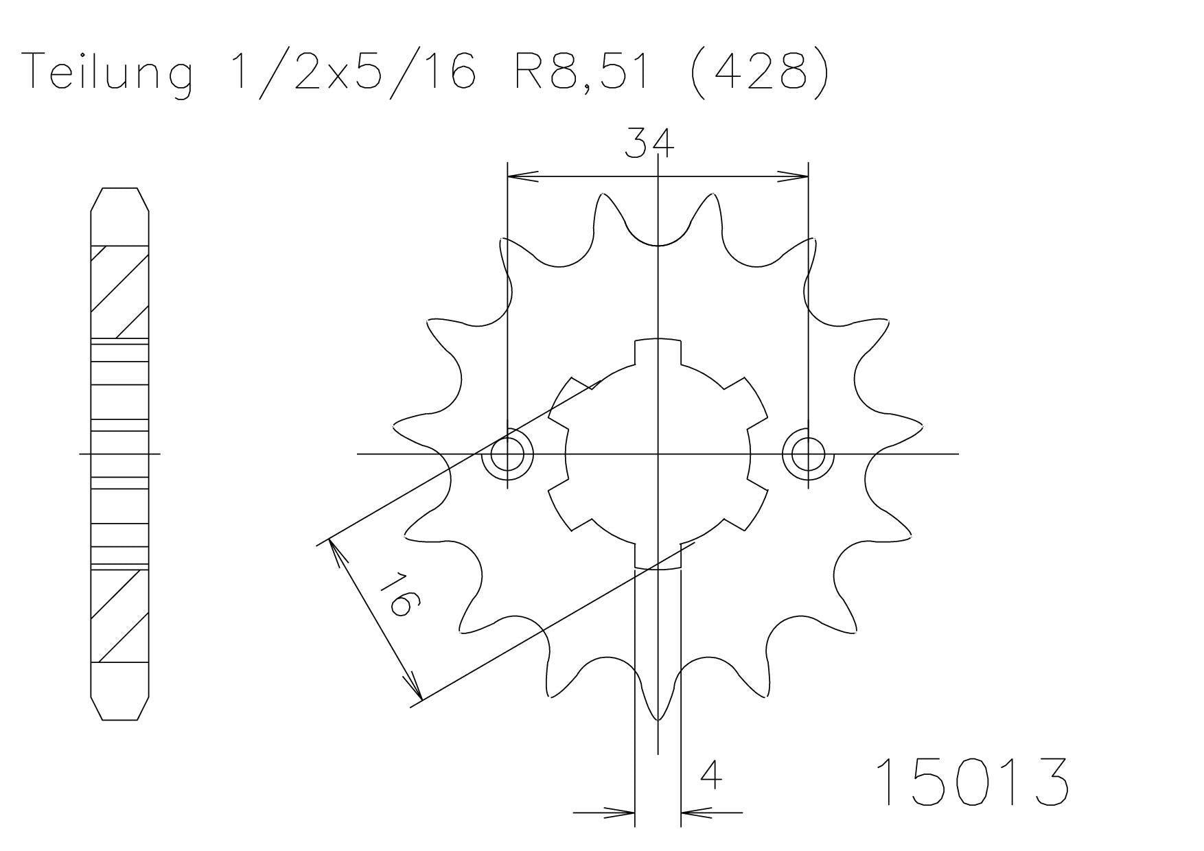 Sprocket Front Moto Master13t Suzuki Yamaha | Formula