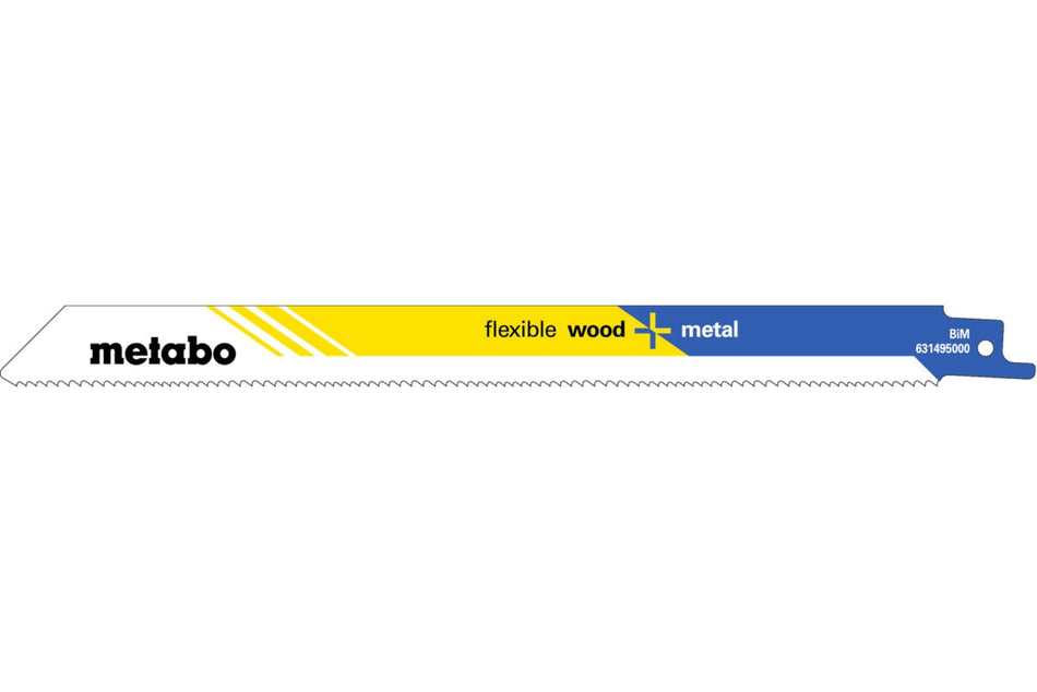 Metabo Sabre Saw Blades Wood + Metal 225 X 0.9 MM