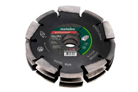 Diamond Channeling Discs, 3 Row, Dia-CD3 125x28.5x22.23mm