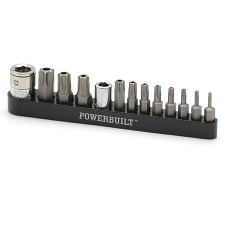Powerbuilt 13pc Tamper Proof Torx Bit Set | Alltrade