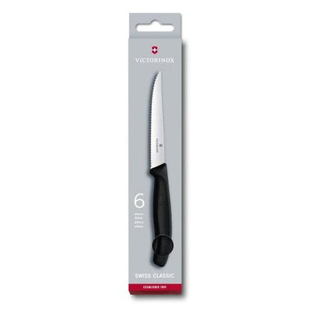 Victorinox Steak Knife Set - 11cm 6 piece Pointed Hang Box | Hobeca