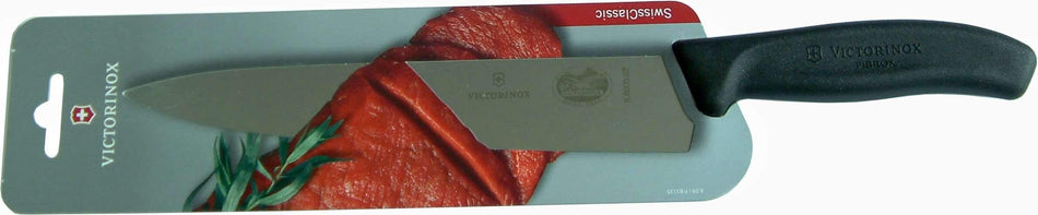 Victorinox Carving Knife, 22cm Black Swiss Classic Blister | Hobeca