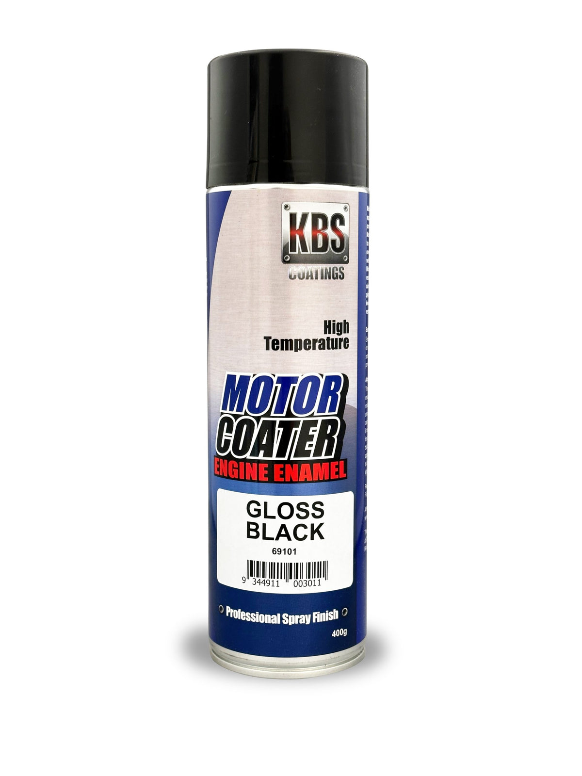 Kbs Engine Enamel Motorcoater Velvet Black 400g Aerosol | Formula