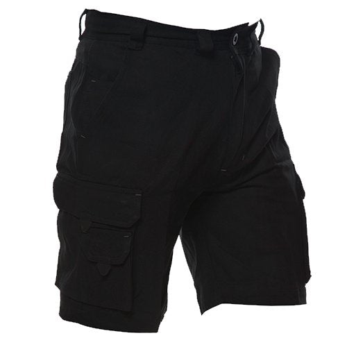Esko 270gsm Cargo Shorts, Black-Size 117R