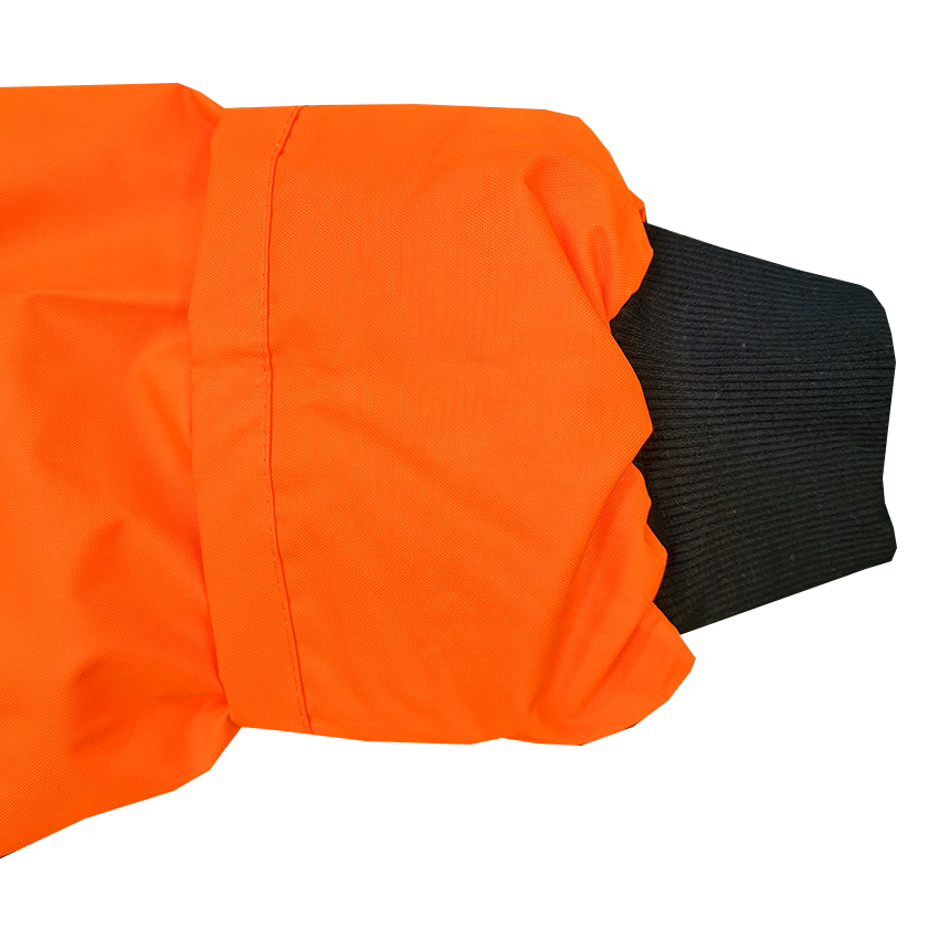 Clearance - Hi Vis Rain Jacket W/Hood PU Coated Orange-Size 6XL | Esko