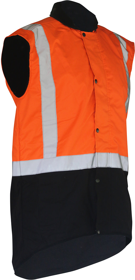 Caution D/N Oilskin Sleeveless Vest | Esko