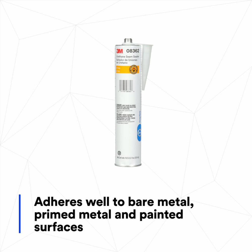 3m 08362 Urethane Seam Sealer, Gray, 310 ml Cartridge | Formula