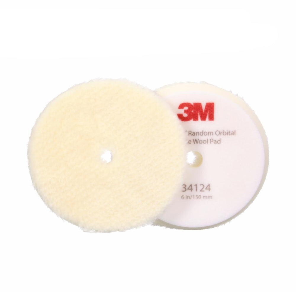3m 34124 Perfect It Random Orbital Wool Compounding Pad 6" 2pk | Formula