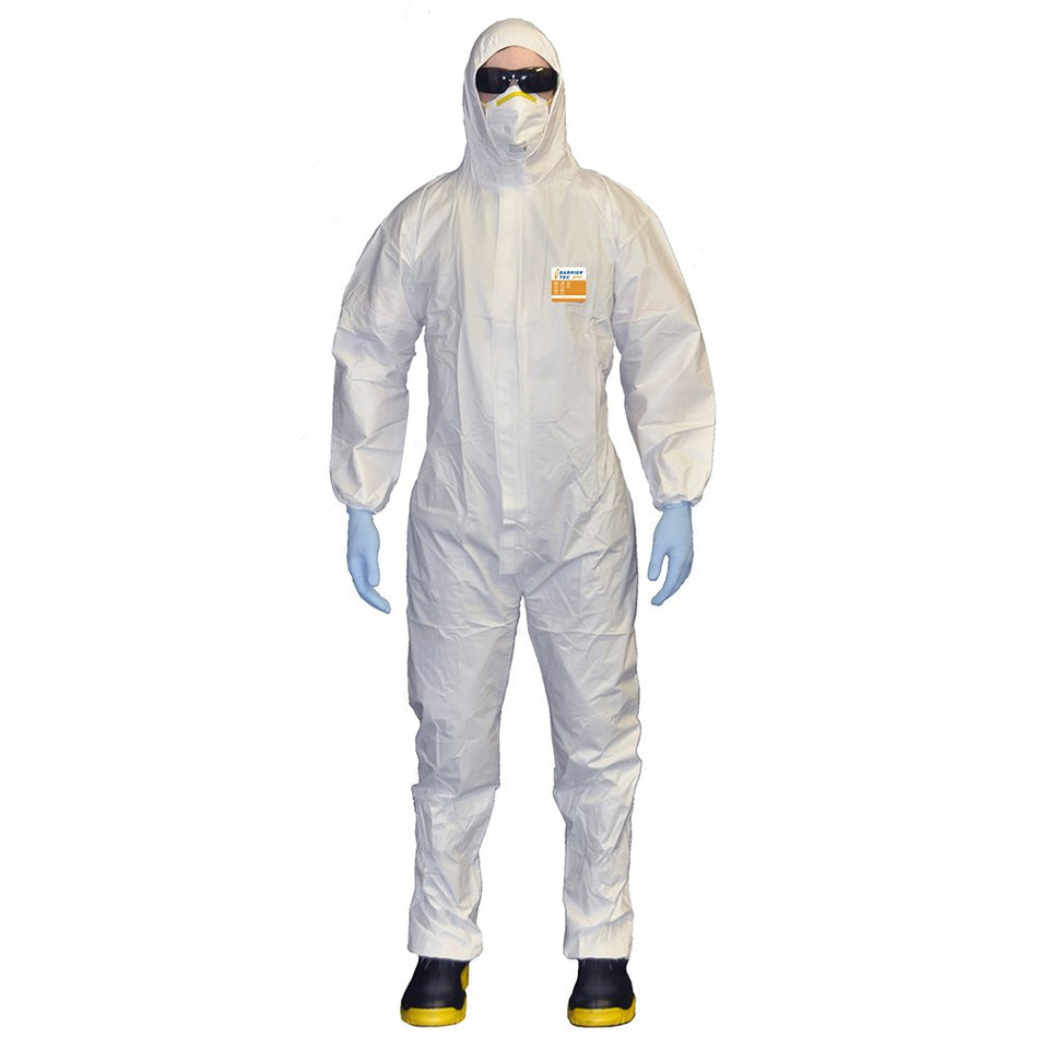Clearance - Esko Disp Coveralls BarrierTec 2000, 65gsm, White-Size 2XL
