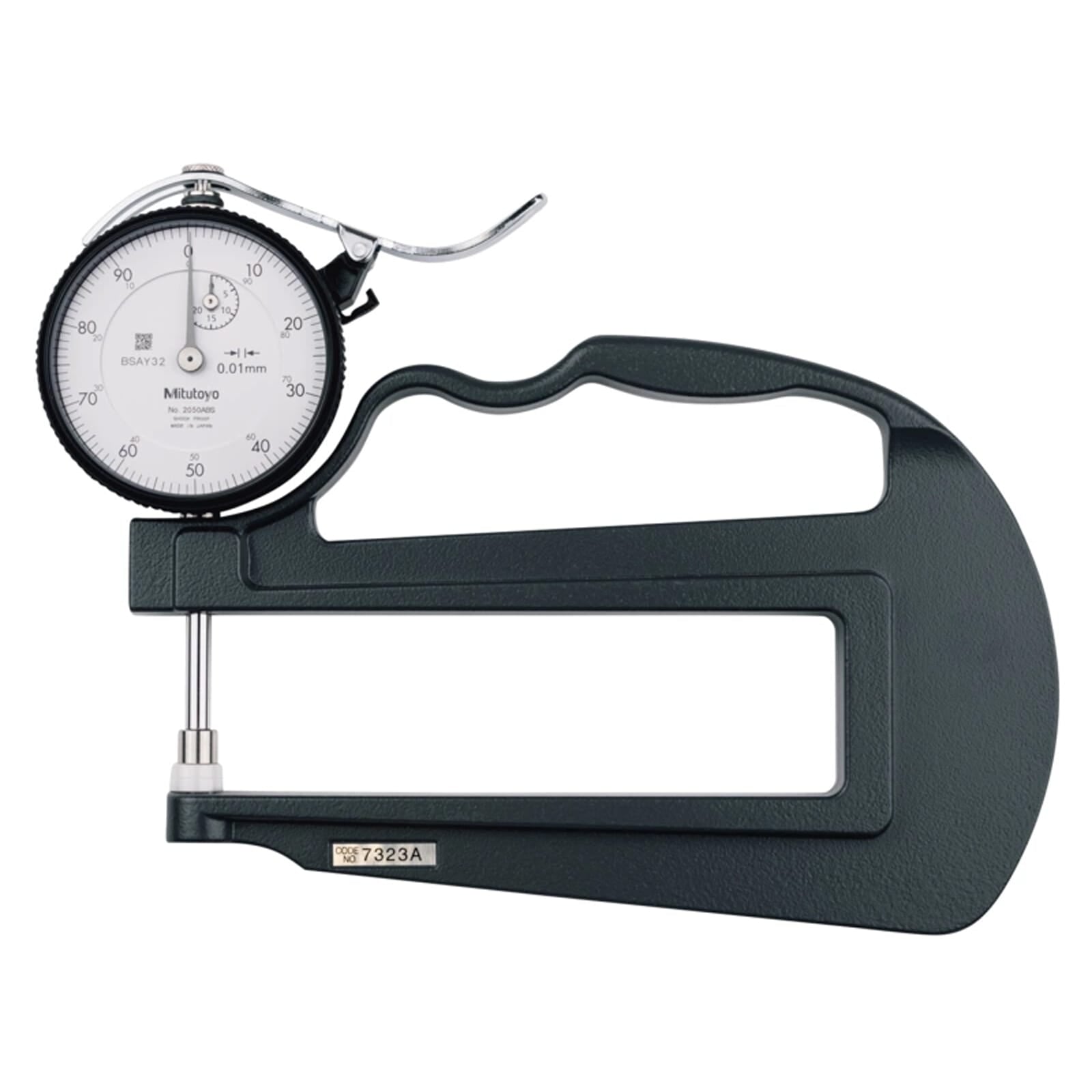 Mitutoyo Dial Thickness Gauge 20mm x 120mm Deep Throat Type | Hobeca