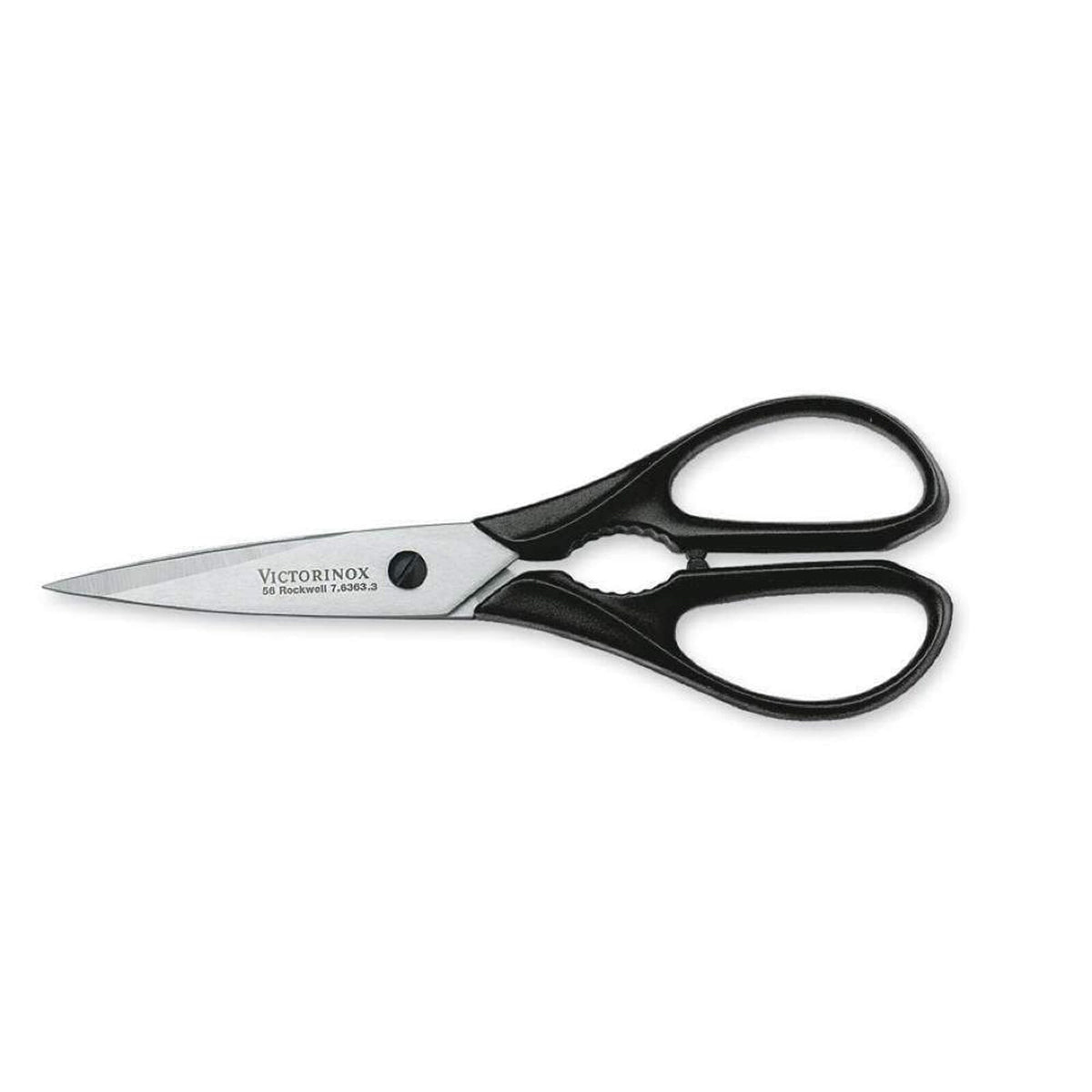 Victorinox multipurpose kitchen shears with black synthetic handles