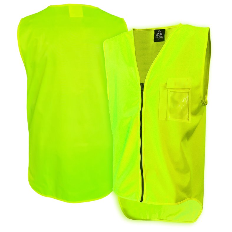 Clearance - Esko Hi Vis-Vest, Day Only, Yellow, Zip-Size 2XL