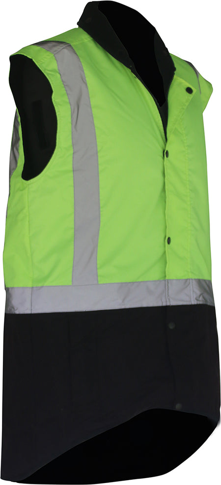 Caution D/N Oilskin Sleeveless Vest | Esko