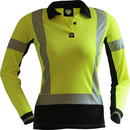 Esko D/N L/S Women's Microvent Polo-Size 4