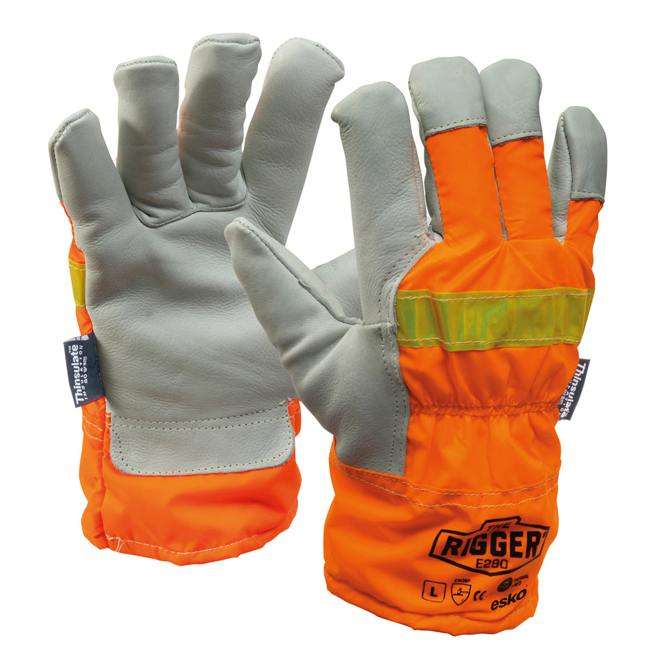 Esko The Rigger Premium Cowhide Reflective Glove - Size 2XL
