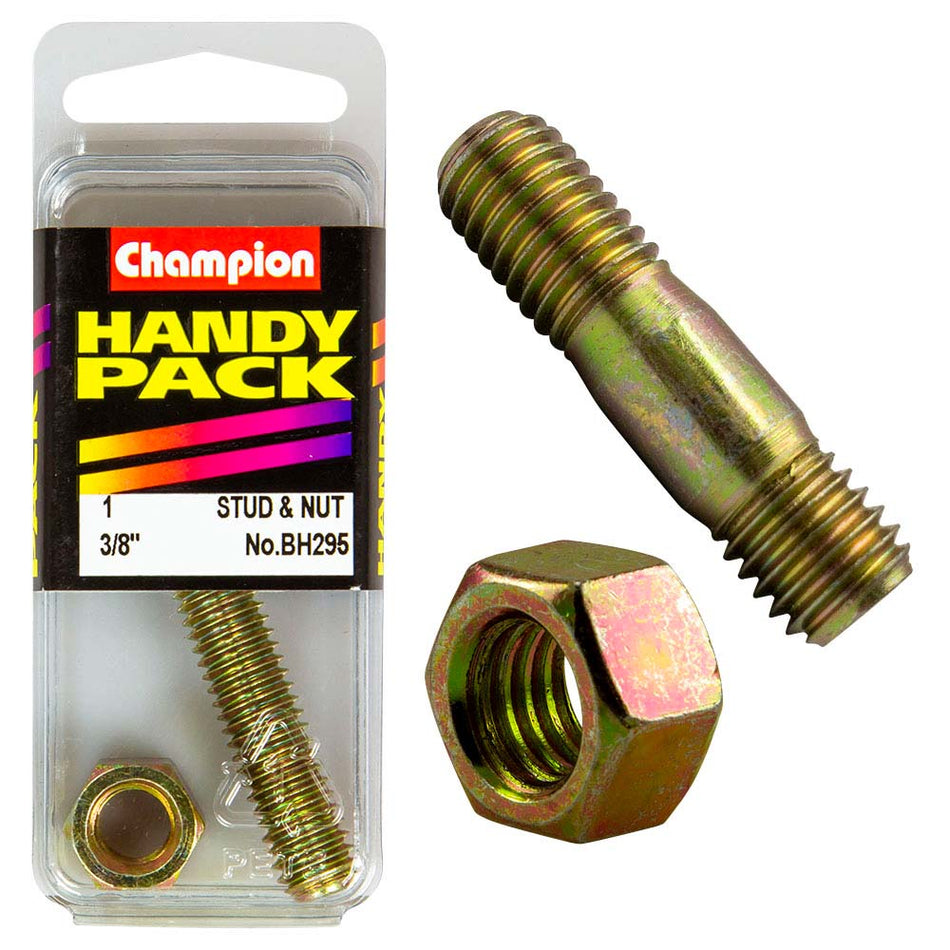 champion 3 8in unc manifold stud nut